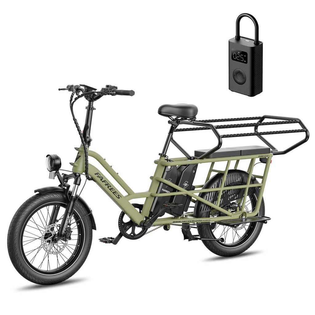 FAFREES FF20 CUV Familien-Longtail E-Cargo-Bike – Modulares Produktbild 