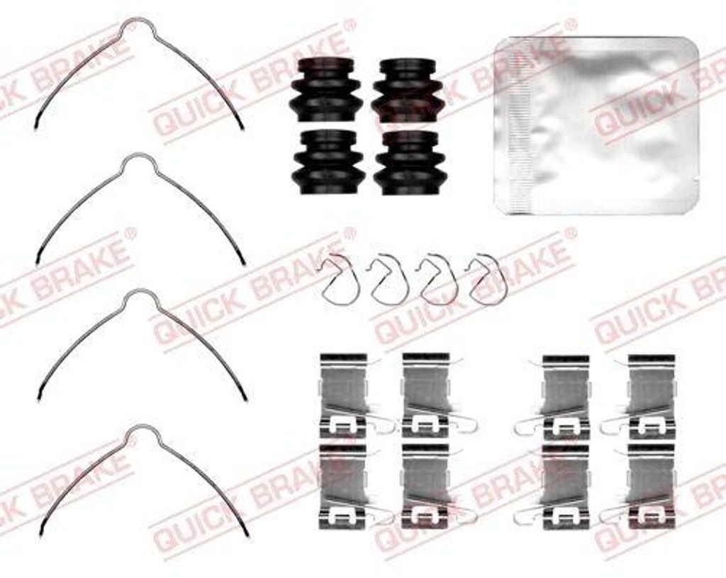 QUICK BRAKE 109-0201 Zubehörsatz Scheibenbremsbelag Vorne für MAZDA CX-60 (KH)