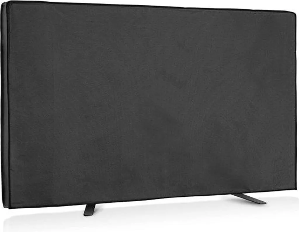 Housse TV pour terrasse et jardin 32 pouces protection écran noire
