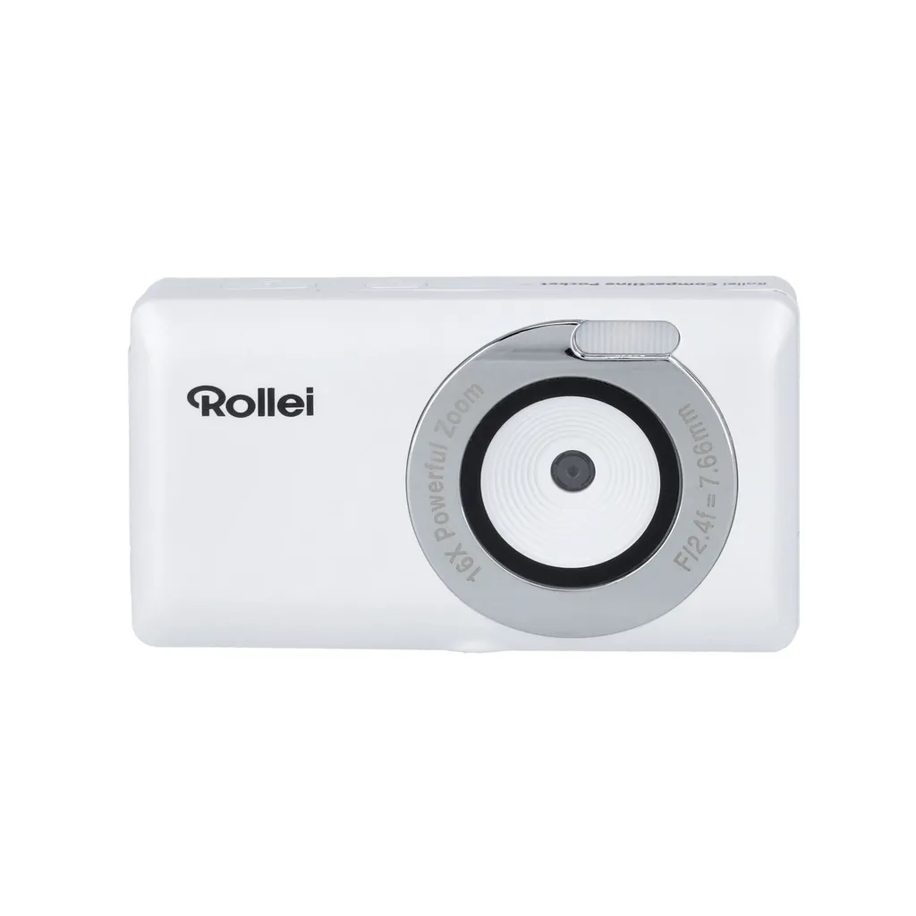 Rollei Compactline Pocket blanc : appareil photo numérique 12MP compact