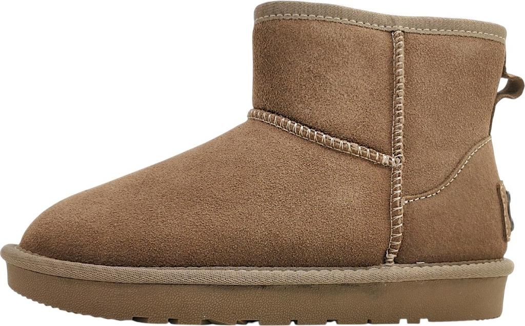 Queens Damenschuhe Gefüttert Winterstiefel Braun Freizeit, Schuhgröße:36 EU