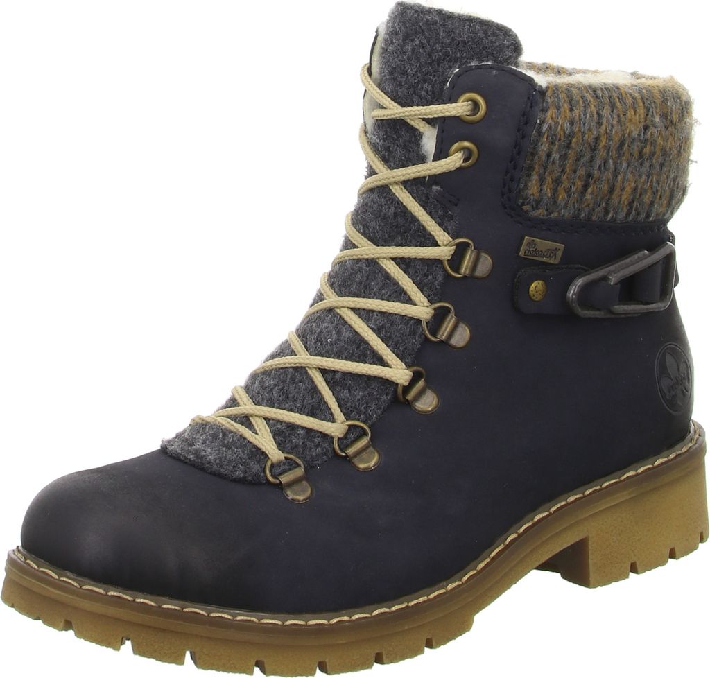 Rieker TEX stivaletti da donna foderati blu Immagine del prodotto 