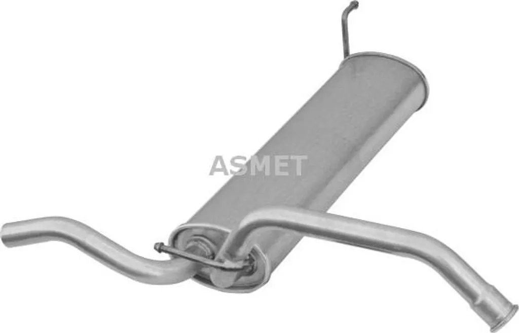 Pot d'échappement arrière ASMET 20035 compatible C1 et Aygo 1730H0