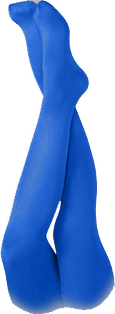 Damen Strumpfhose Blickdicht, Feinstrumpfhose 60 DEN, blau S/M