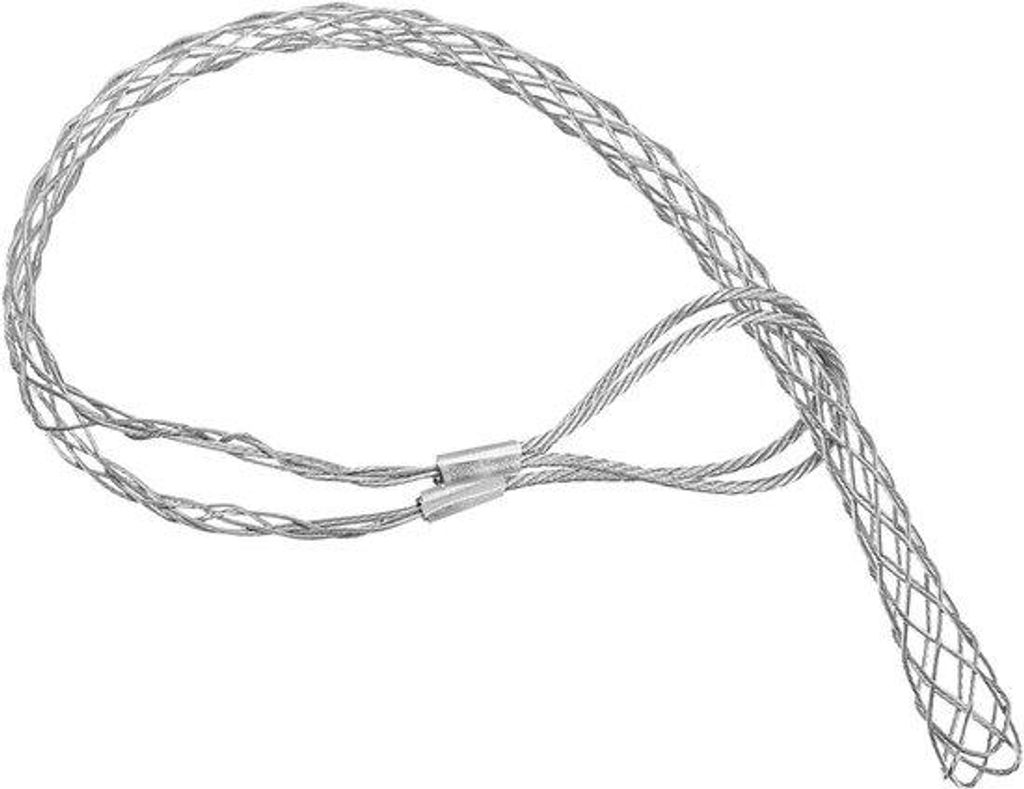 Kabeltrekgreep aus Stahl für leichte und schwere Kabels mit verzinkten Griffen. Geeignet für Kabels von 9-12 mm Dicke.