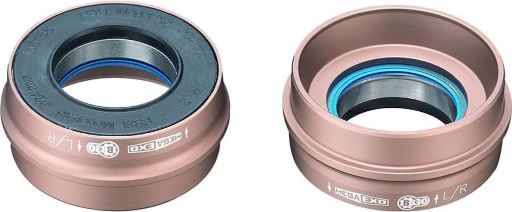 Adaptateur Boîtier de Pédalier FSA Coquilles BB30 MegaExo 68mm Aluminium