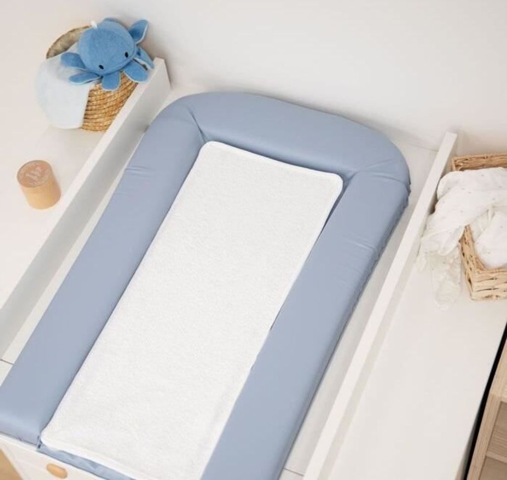 PVC -Matte mit 2 abnehmbaren Schwämmen/Komfort 42x70 cm Blaubeere