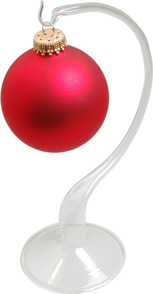 Krebs Glas Lauscha Hochwertiger Glasständer für Christbaumkugeln - 18cm Höhe - 74425