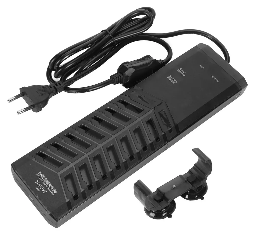 Chauffage aquarium 1000W pour grands bacs tropicaux et récifaux LED UE