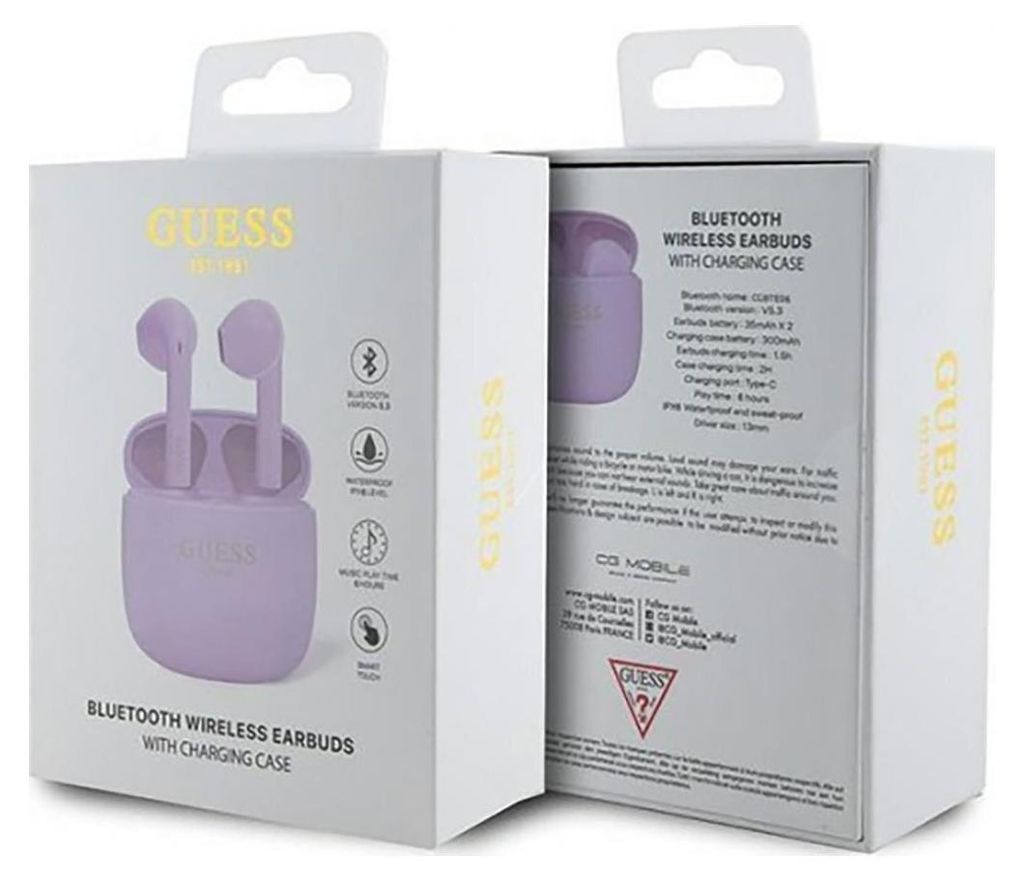 Bluetooth Sluchátka Guess Gutwst26Psu Tws + Dokovací Obrázek produktu 