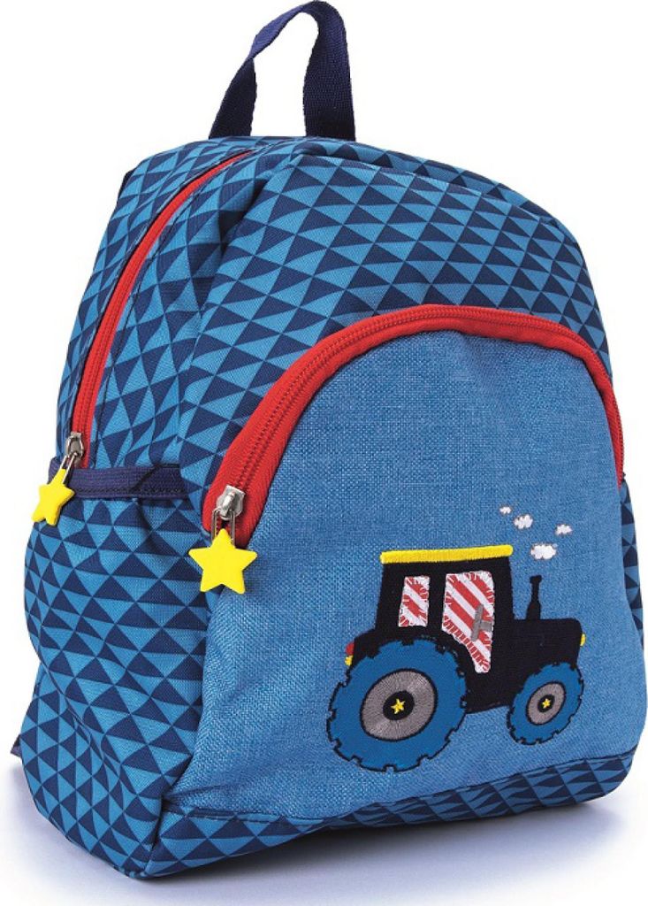 Kinder Rucksack Die Spiegelburg TRAKTOR für Kinder ab 2 Jahren; mit Brustgurt