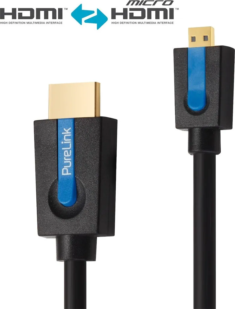 Câble HDMI vers Micro HDMI PureLink Cinema avec fiche blindée 3m