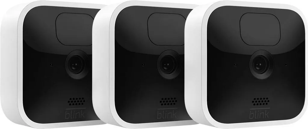 Blink Indoor Système 3 Caméras - Autonomie 2 Ans et Vidéo HD 1080p