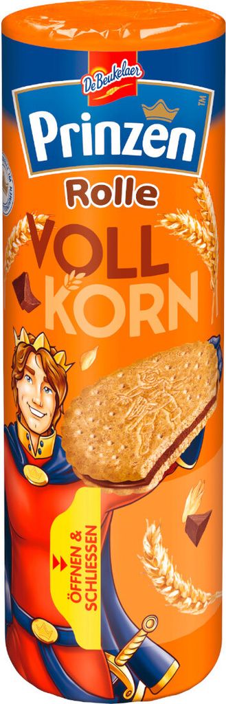 De Beukelaer Prinzen Rolle Vollkorn Doppelkekse Produktbild 