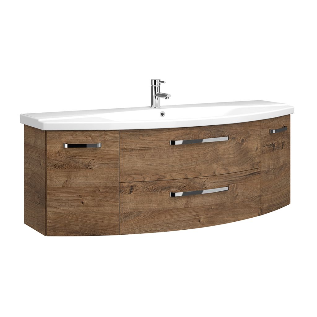 Waschtisch 144cm breit in Eiche Ribbeck, SINTRA-66