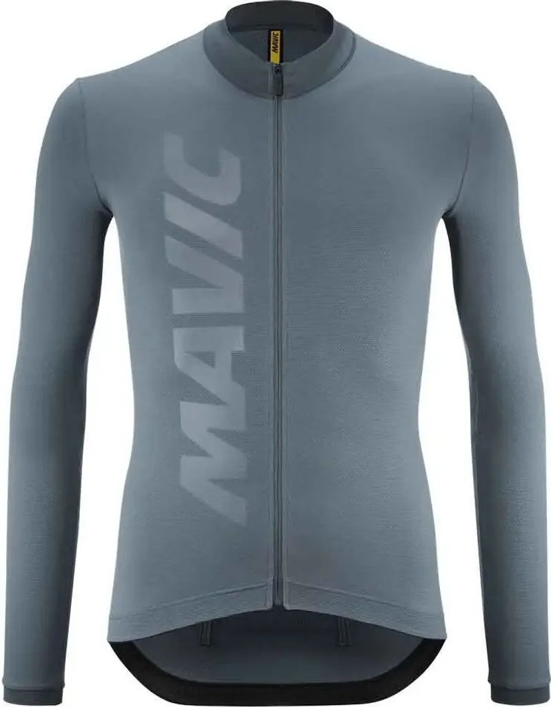 Maillot de Vélo Route Mavic Aksium Manches Longues Bleu Taille S