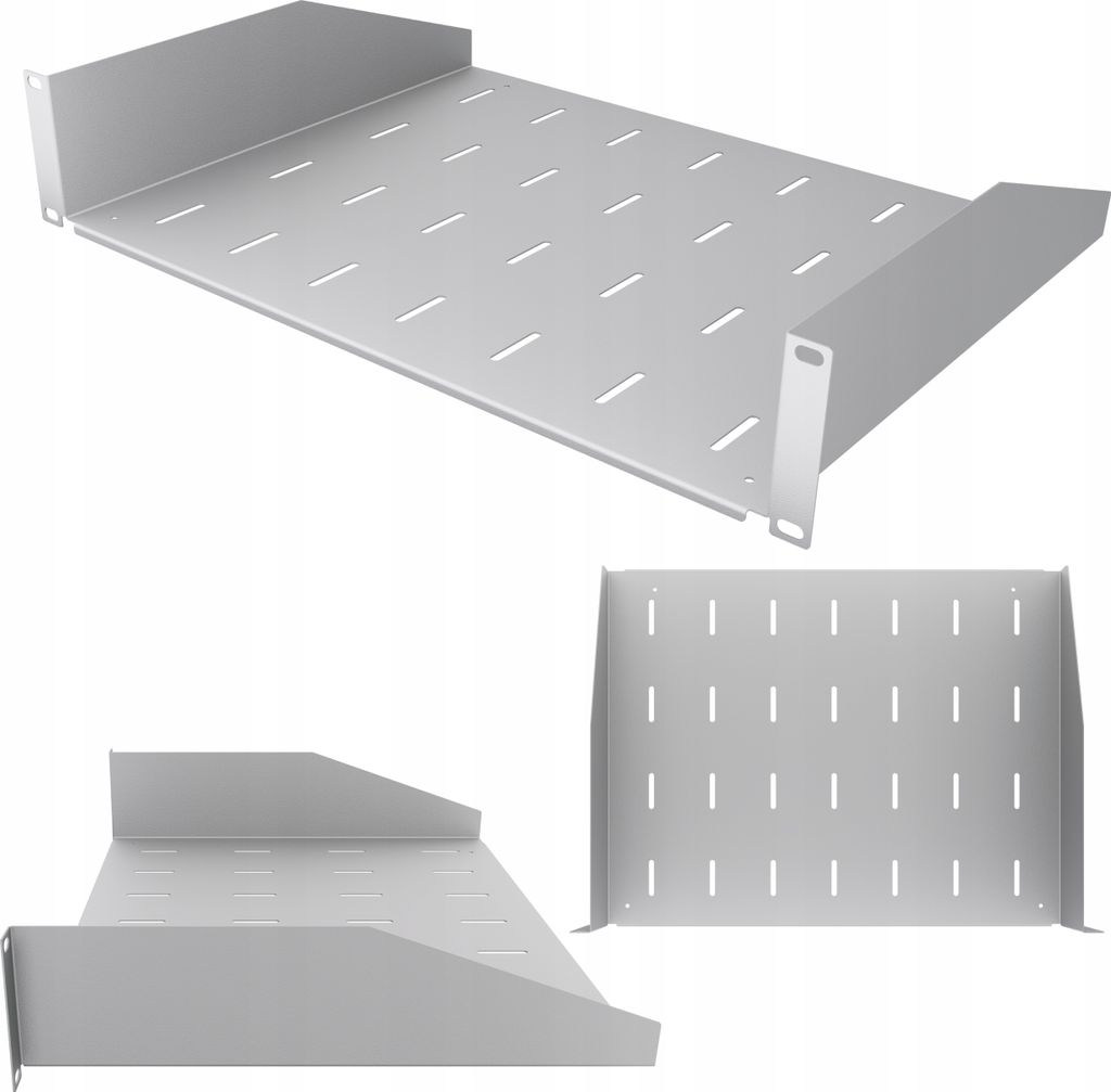 Stalflex Server Fachboden 19 Zoll 2HE 350mm - Serverschrank Hergestellt