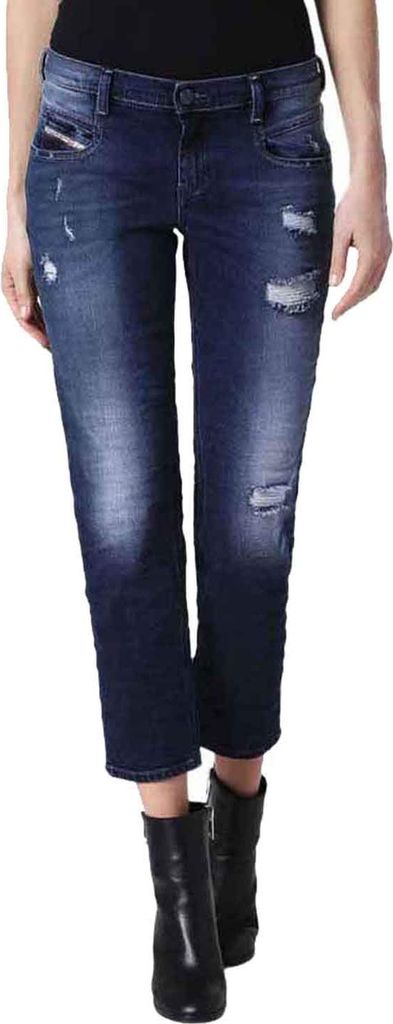Diesel Belthy-Ankle 084IJ Damen Jeans Hose Slim Straight