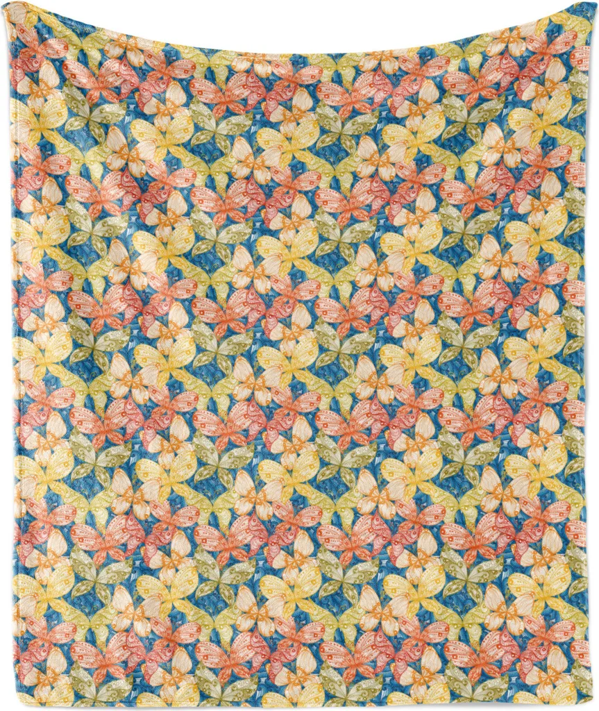 Abakuhaus Coperta in Pile di Flanella 175x230 cm - Autunno Vintage