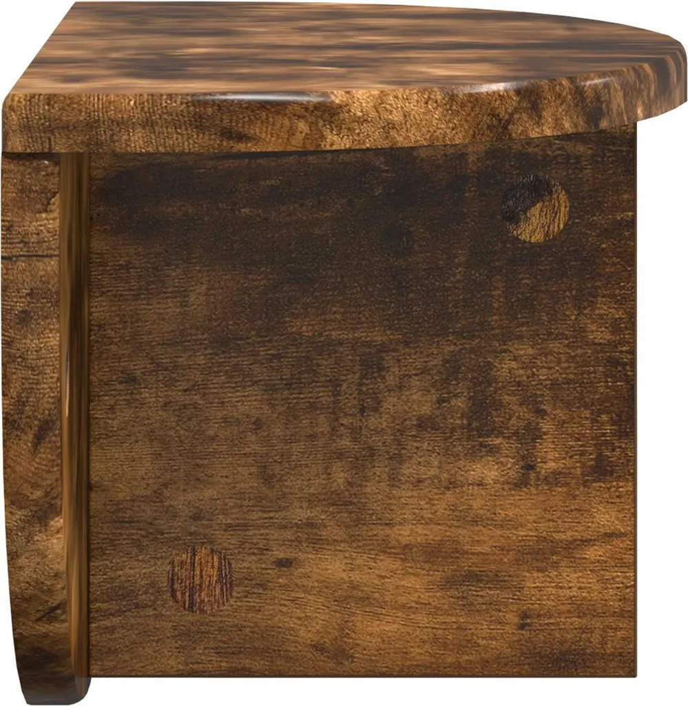 Mensola Ufficio SYFAX 38x19x19 cm | Rovere Fumé per Smart Working - 6
