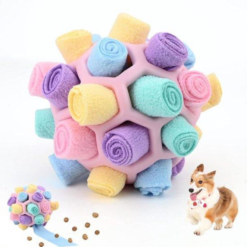 Interaktive Hundematte - Hundespielzeug für Puzzle - Rosa