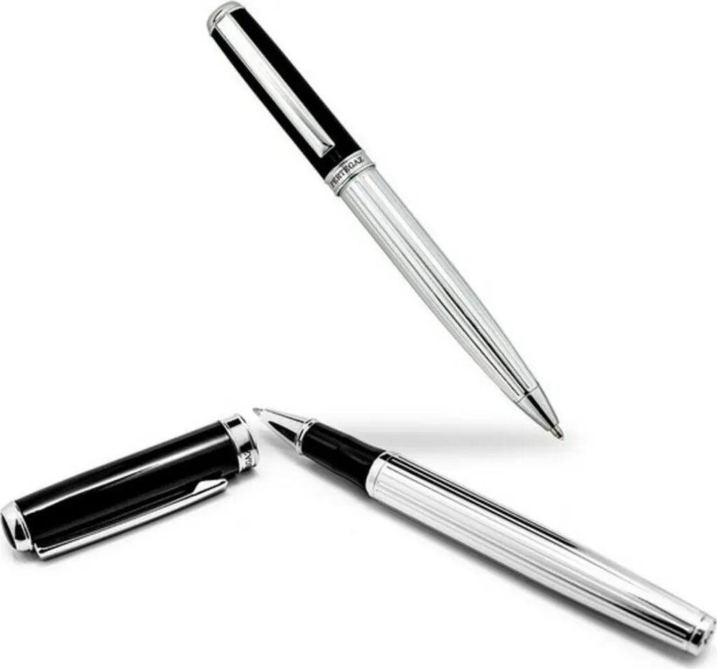 Pastello Pertegaz PE99009 Argenté | Elegante Penna a Sfera Argento