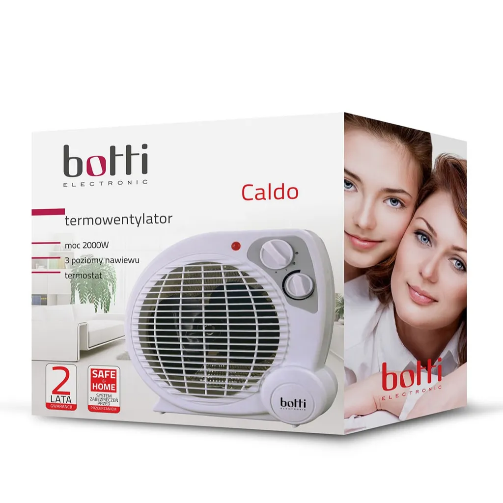 Radiateur électrique Botti Caldo 2000W - Chauffage performant et rapide