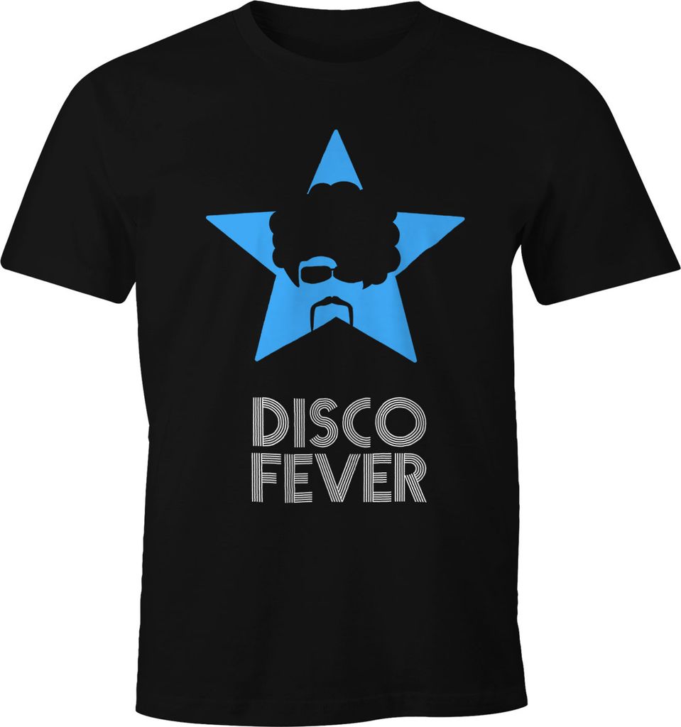 Cooles Herren T-Shirt Disco Party Fever Fun Shirt Moonworks M