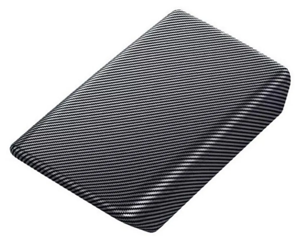 Rénover accoudoir abîmé avec ce cache ABS carbone mat 33x22cm lot X2