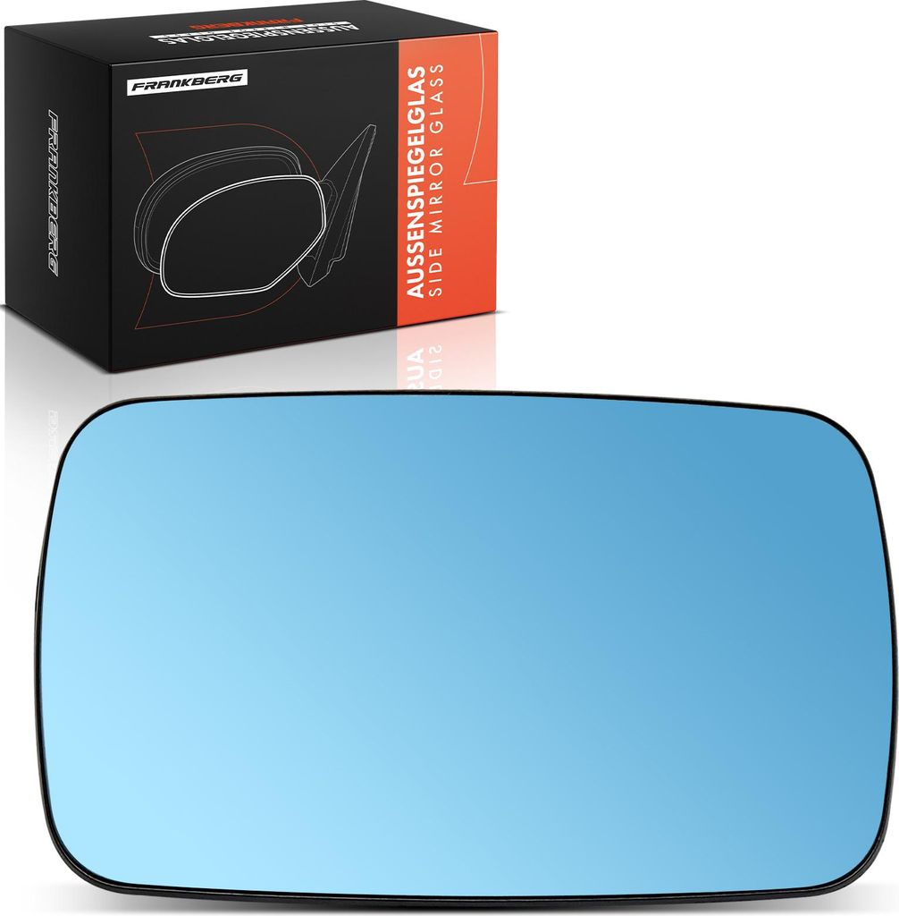 Frankberg 1x Spiegelglas Außenspiegel rechts für BMW 3er E30 E36 5er E34 7er E32