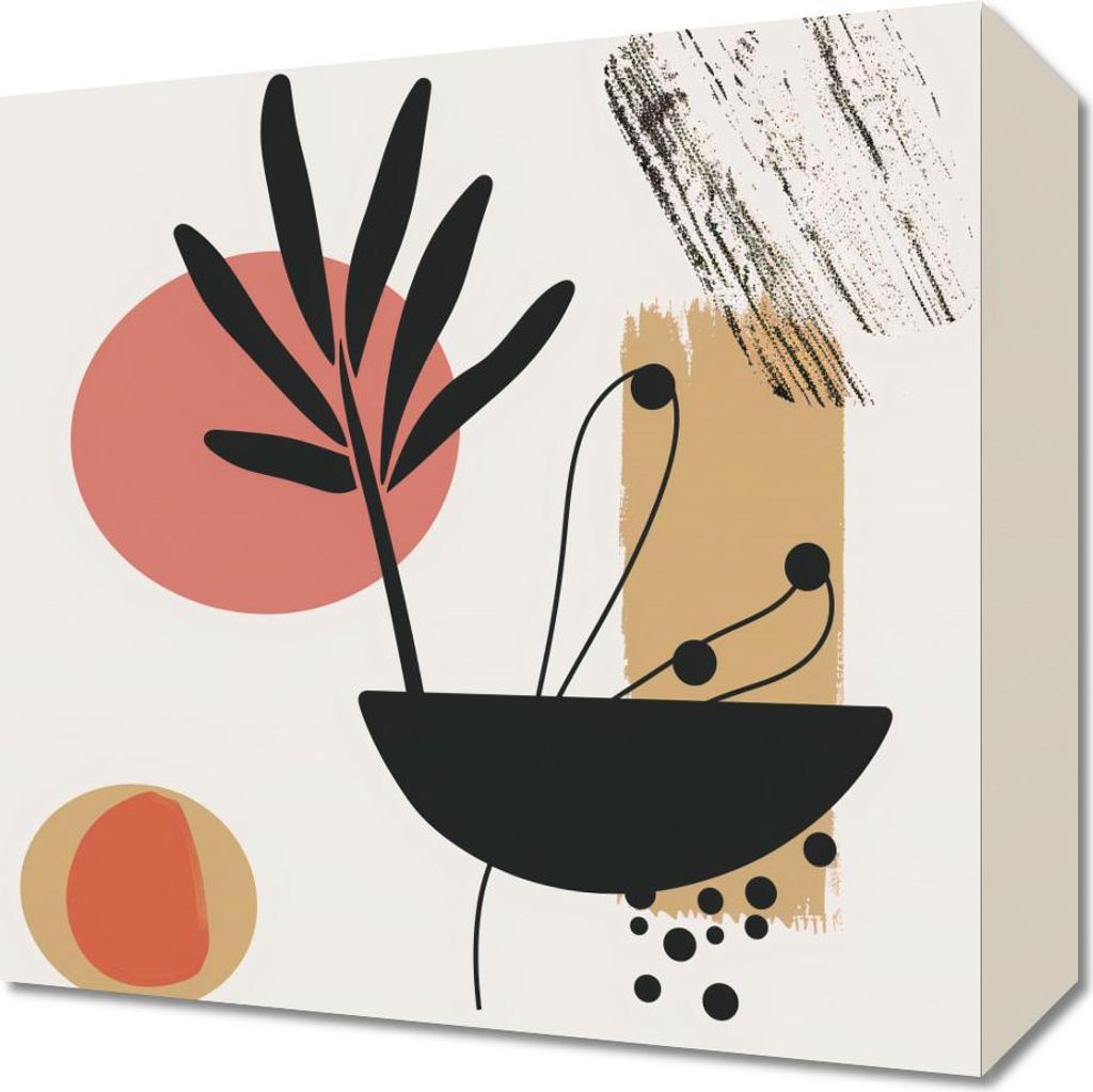 Bild 30x30cm Kreative Pinselstriche
