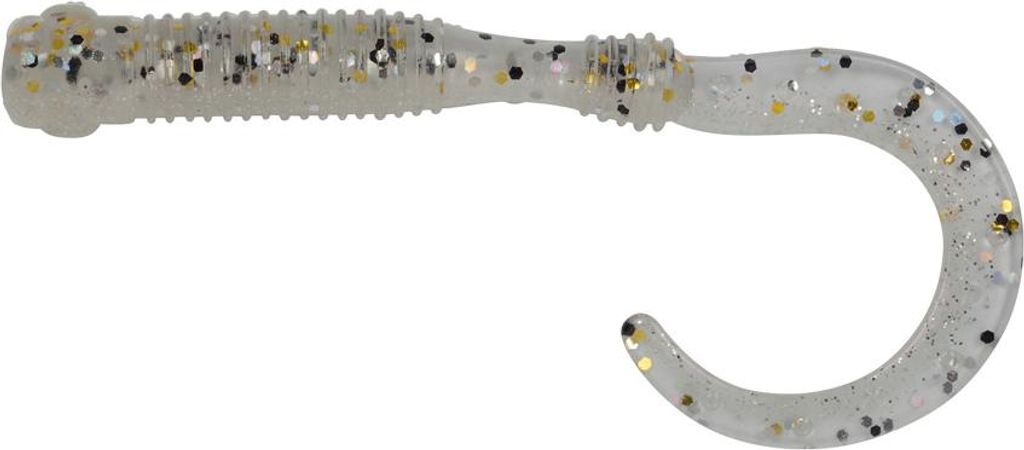 Spro Freestyle Urban Curl 6,5cm - 4 Gummiwürmer Streetfishing, Farbe:Salt & Pepper