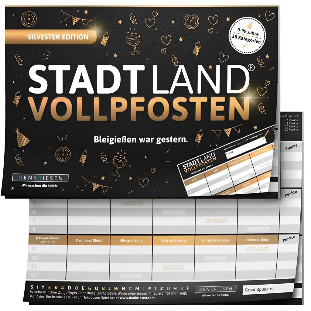 DENKRIESEN - STADT LAND VOLLPFOSTEN® - SILVESTER EDITION - Image du produit 