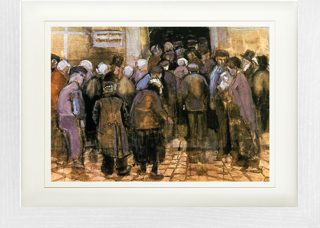 Vincent Van Gogh Gerahmtes Bild Mit Edlem Passepartout | Wand-Bilder | Im Bilderrahmen - Die Staatslotterie (30 x 40 cm)