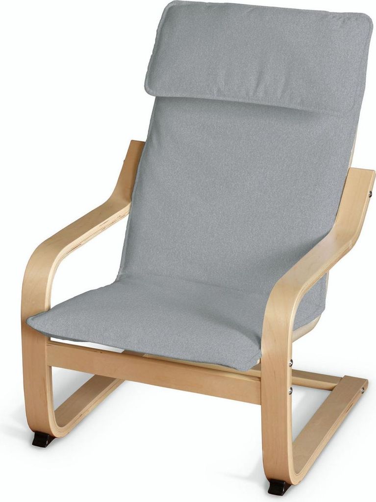 Dekoria Kissen für den Kindersessel Poäng, grau, Poäng Kindersessel