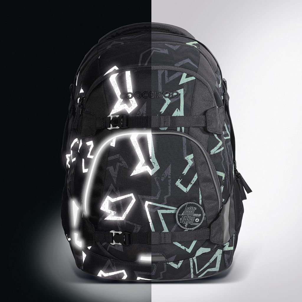 COOCAZOO zaino scuola MATE Graffiti riflettenti Immagine del prodotto 
