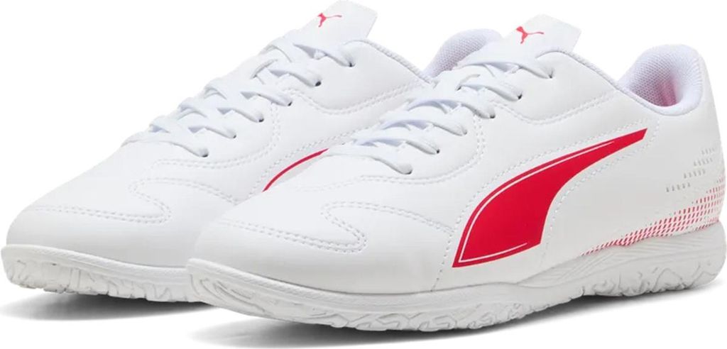 Puma Fussballschuhe VITORIA II IT JR Kinder Hallenschuhe 108505 07 weiss, Schuhgröße:34.5 EU