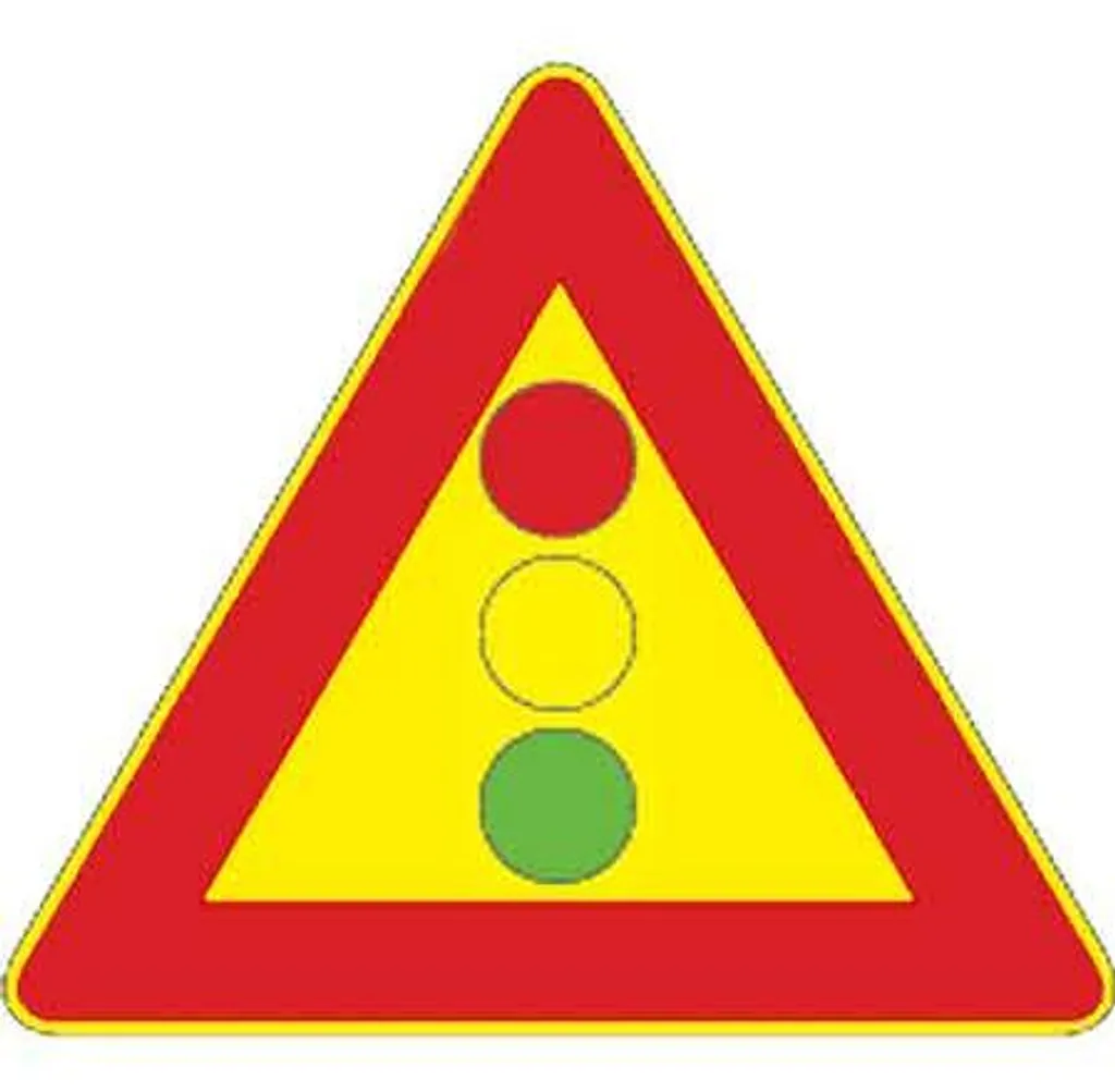 Signalétique de chantier FIG.404 avec annonce de feux tricolores
