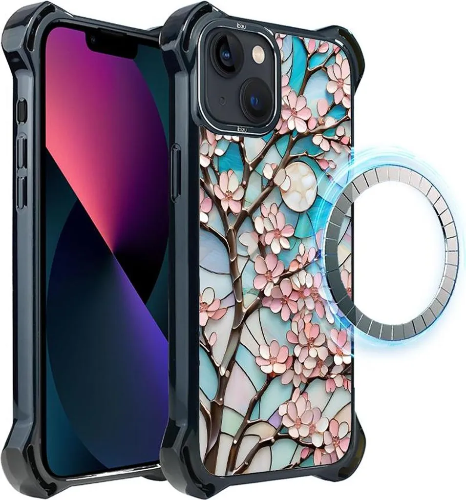 Cover iPhone 13 IBIZU DropGuard Ultra MagSafe Moon Cherry - Offerta