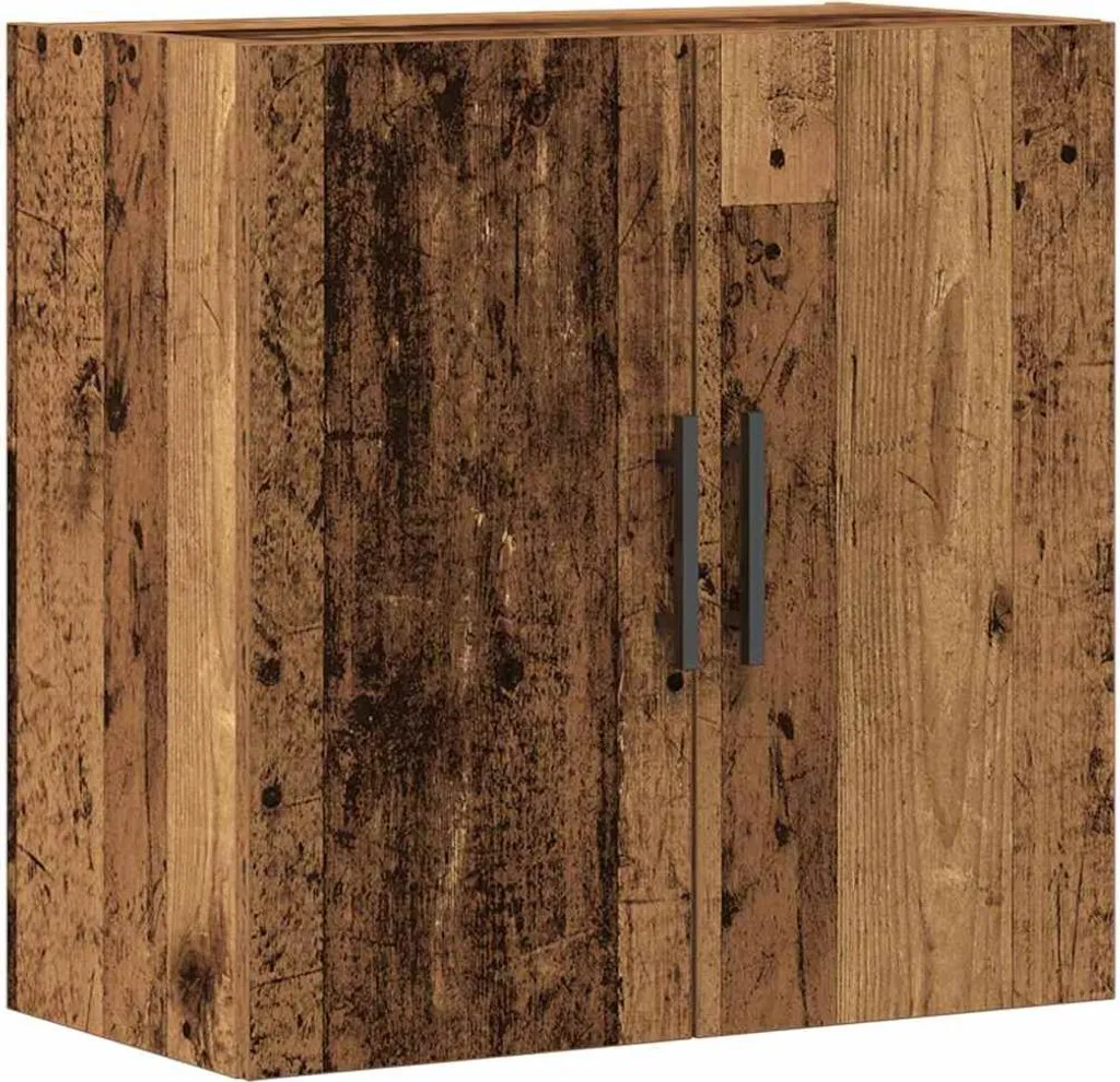 SYFAX™ Mobiletto Parete Legno Antico 60x60 cm - Pensile Moderno Chic