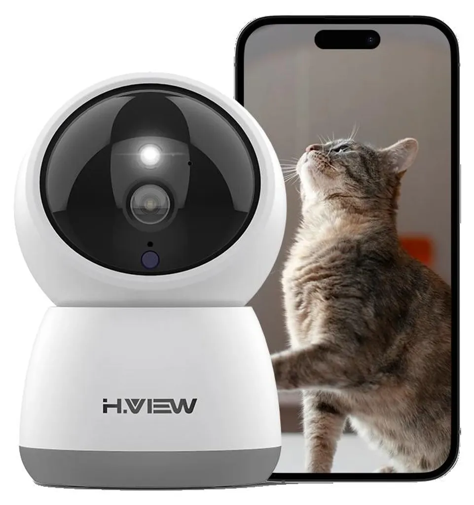 Caméra 3MP IA : Reconnaissance Humaine, Zoom 8x et Audio pour Sécurité Maison