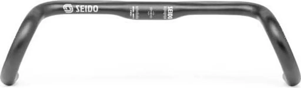 Guidon Seido Tackle Argent 31.8 mm x 400 mm pour Vélo Route et Gravel