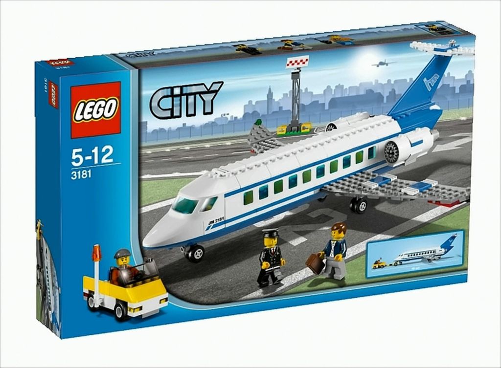 LEGO City - 3181 Passagierflugzeug Produktbild 
