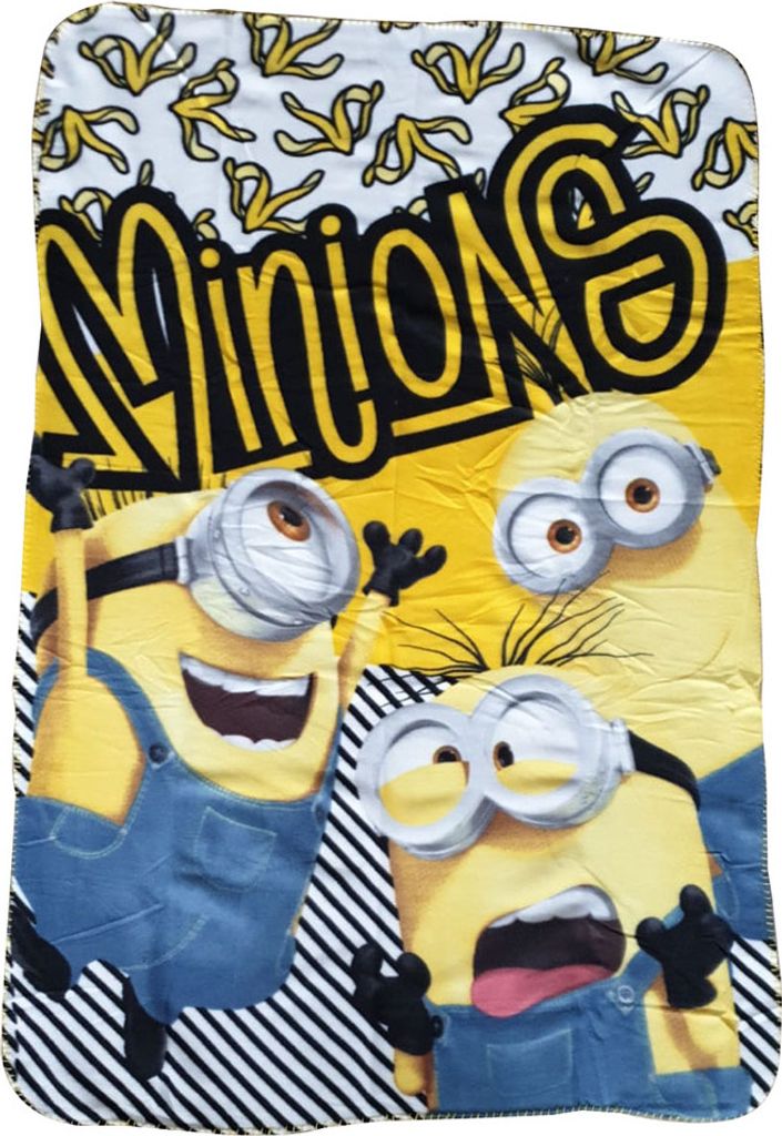 Jerry Fabrics Coperta in pile 100x150 Minions banana 5574 Immagine del prodotto 
