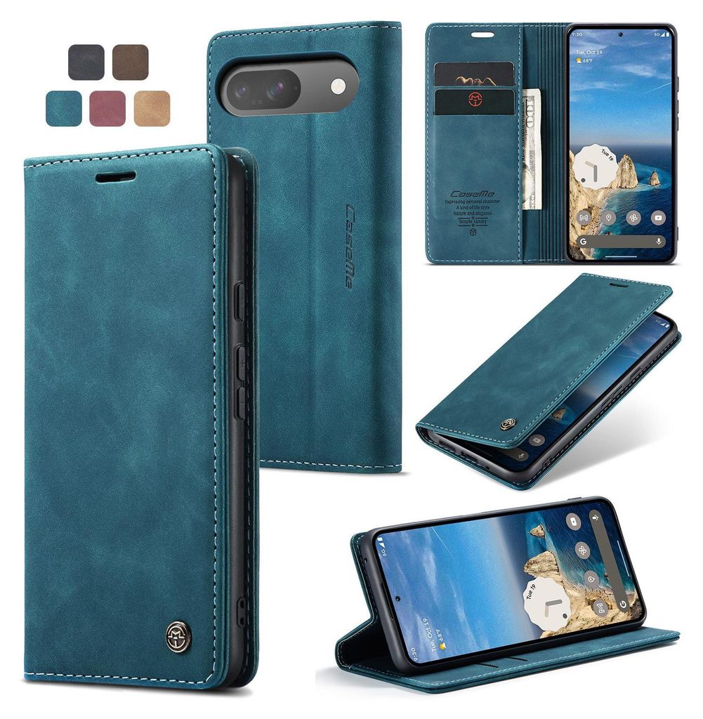 Caseme Handyhülle Leder Hülle Klapphülle Tasche Etui für Produktbild 