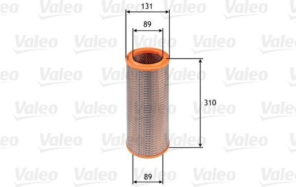 VALEO 585601 - OE 3501843 Luftfilter für Cherokee (XJ), Espace II (J), Trafic (P, T, V)