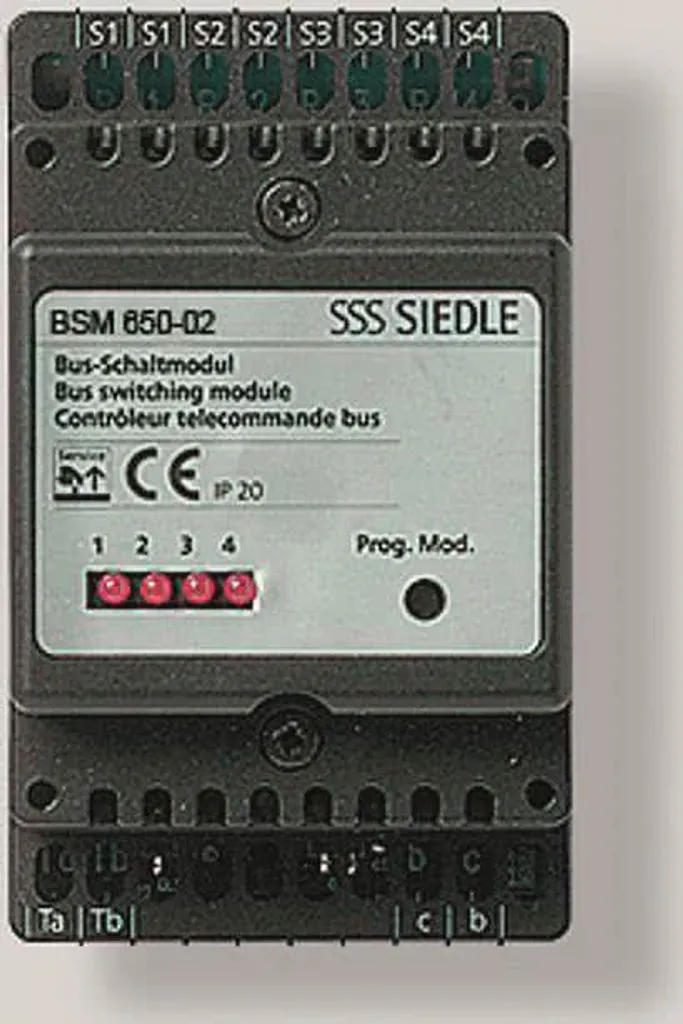 Module de Commutation 4 Sorties Siedle BSM 650-02 12VAC Format Compact - 2