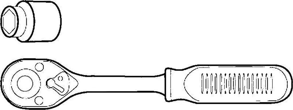 TOPEX Set Chiavi a Bussola 1/2" 11 Pezzi Acciaio CrV - Kit Officina