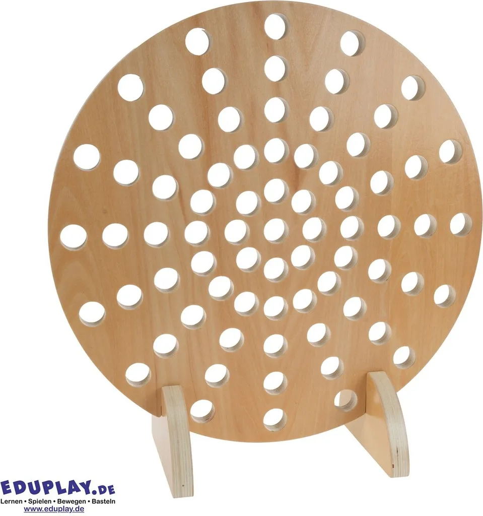 Cadre perforé rond pour cylindre acrylique 45x17.5x47cm - Blanc