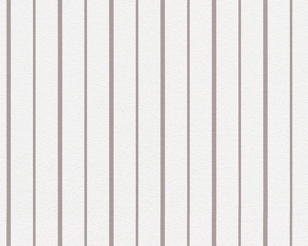 A.S. Création Vliestapete OK 5, braun, weiss, 10,05 m x 0,53 m, 935352, 93535-2